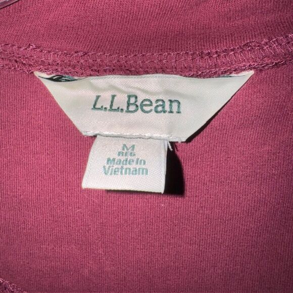 LL Bean Women's Ultrasoft Sweatshirt Robe - Picture 6 of 9